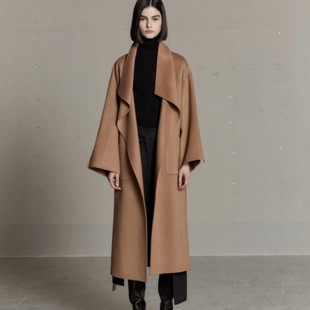 (새제품) 뮤제 LUNDI Wool Shawl 울 코트 36