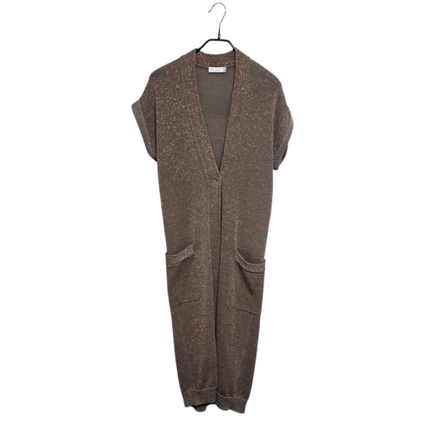 브루넬로 쿠치넬리 여성 민소매 롱가디건