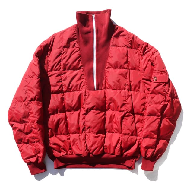 [XL] 80s 에디바우어 빈티지 구스다운 풀오버 레드