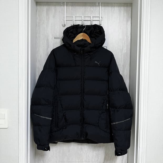 남성 95 M / 푸마 덕다운 블랙 패딩