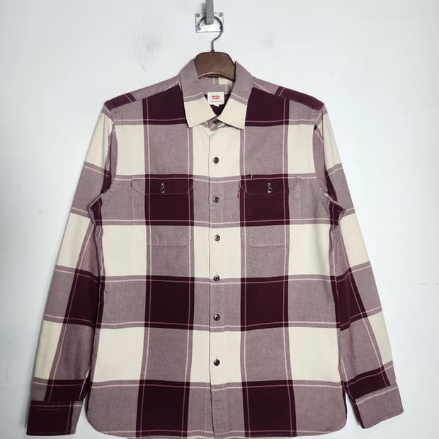 리바이스 체크 셔츠