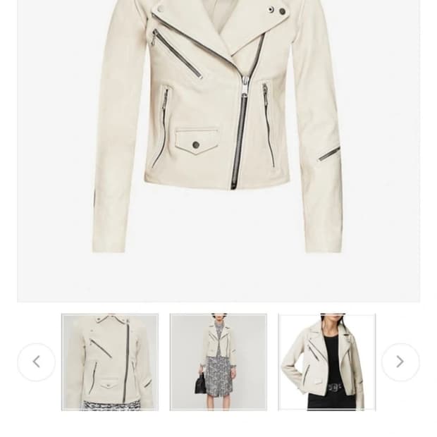 All Saints Biker leather jk 