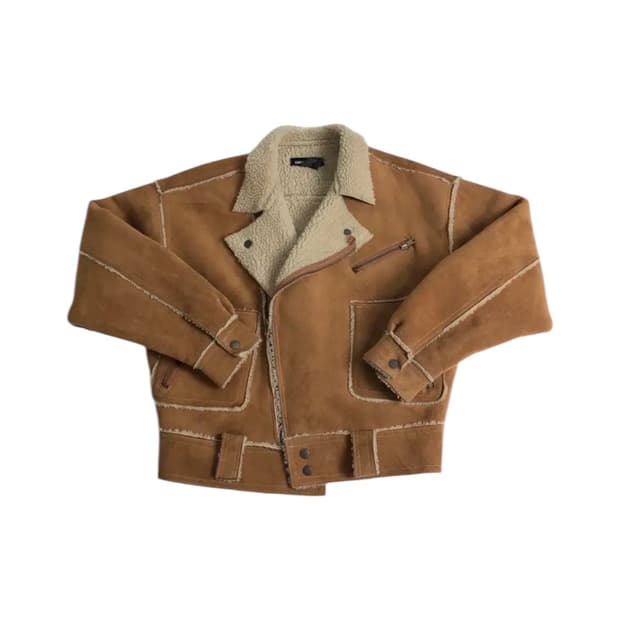 빈티지 스웨이드 무스탕 자켓