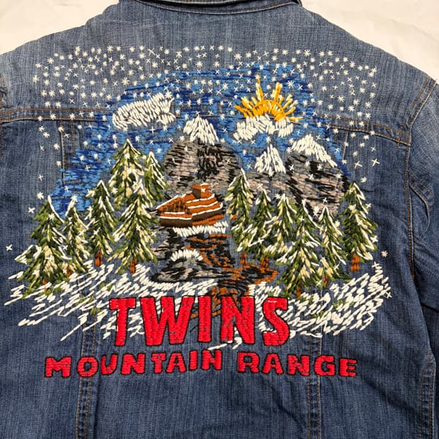 디스퀘어드2/04fw twins 데님 자켓/52