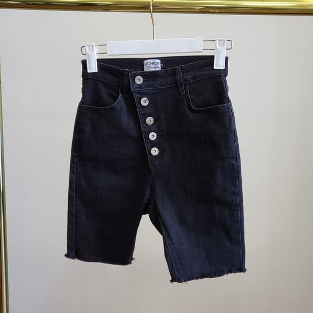 언발  3부  데님 반바지   판매합니다 
