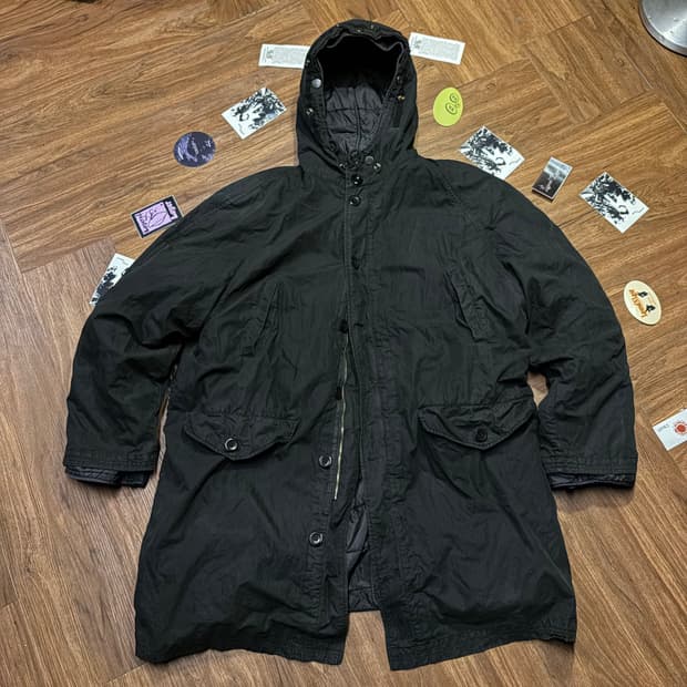 90S CP COMPANY M51 오버사이즈드 파카 블랙
