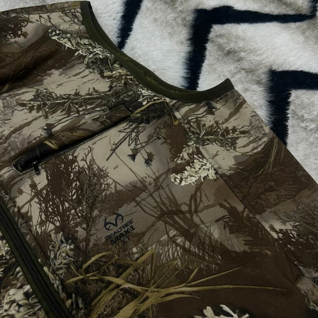 [2XL]리얼트리 Max-1 베스트/양털기모/카키