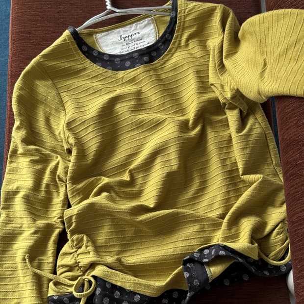 Design panel cotton L/S TOP