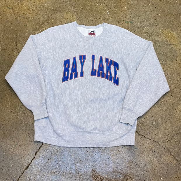 90s Made in USA 빈티지 Lee 리버스위브 맨투맨
