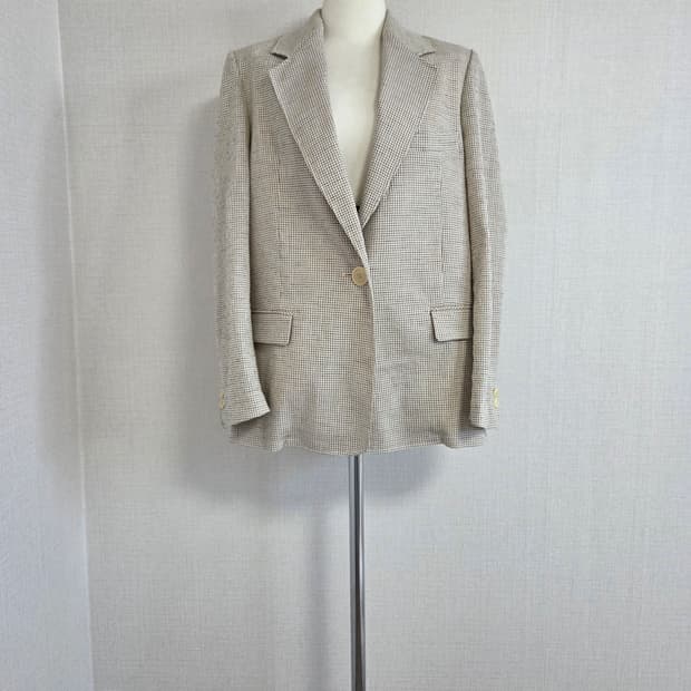 듀엘 마 체크 블레이저 자켓 