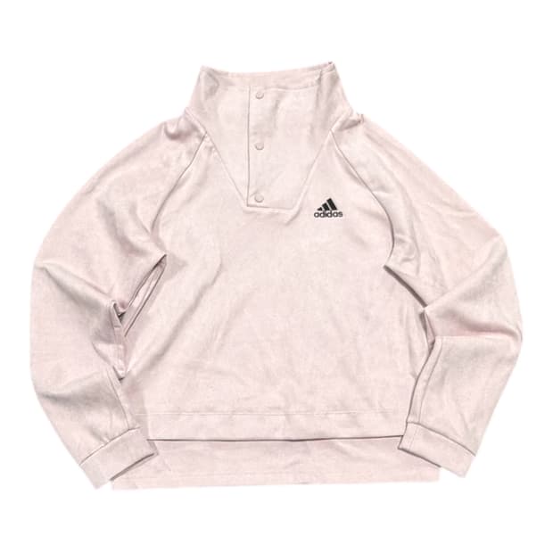  (W)아디다스 롱 카라 크롭 엘라스테인 아노락 맨투맨