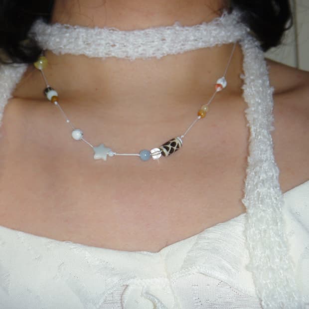 Vintage star necklace