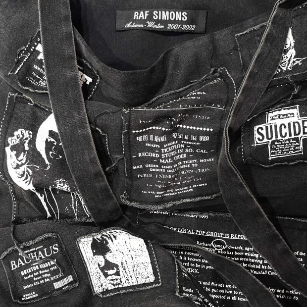 리프시몬스 Raf Simons Riot Riot Riot 토트백 2001