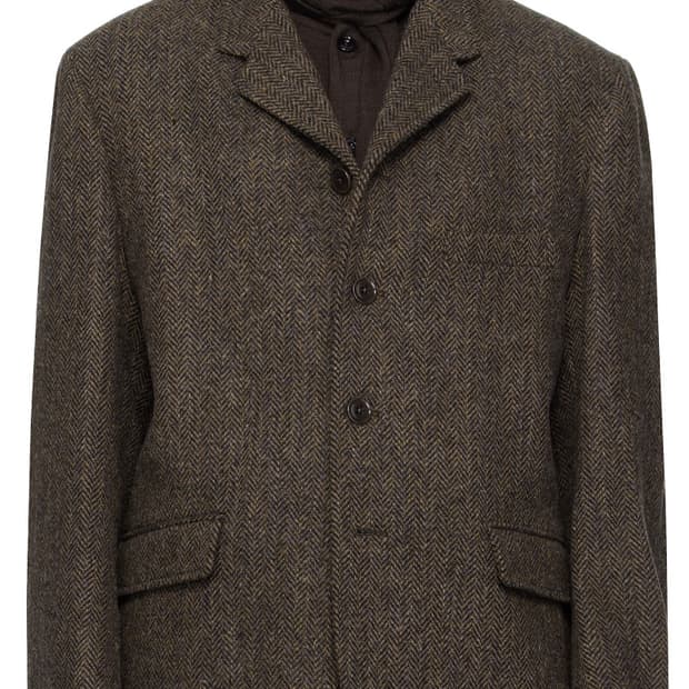 르메르 해리스 박시 테일러드 자켓 브라운 36사이즈