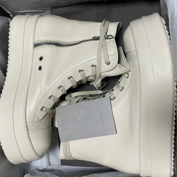 [43] 릭오웬스 26SS 라몬즈 메가범퍼 밀크