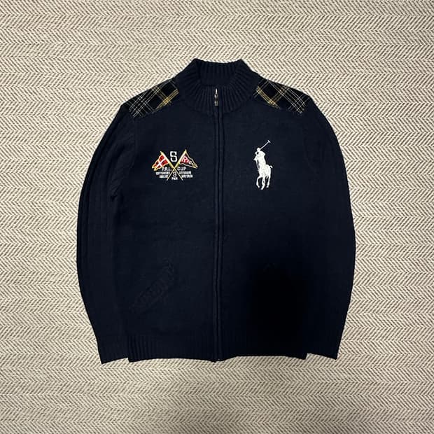 POLO RALPH LAUREN usa made knit zipup
