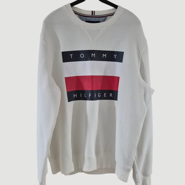 [105]타미힐피거 기모 맨투맨