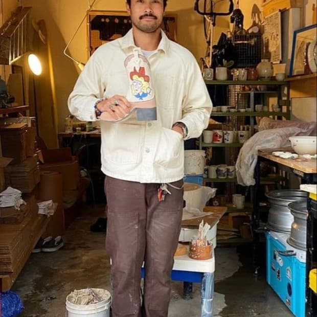 00s 칼하트 다크 브라운 더블니 팬츠 34/32