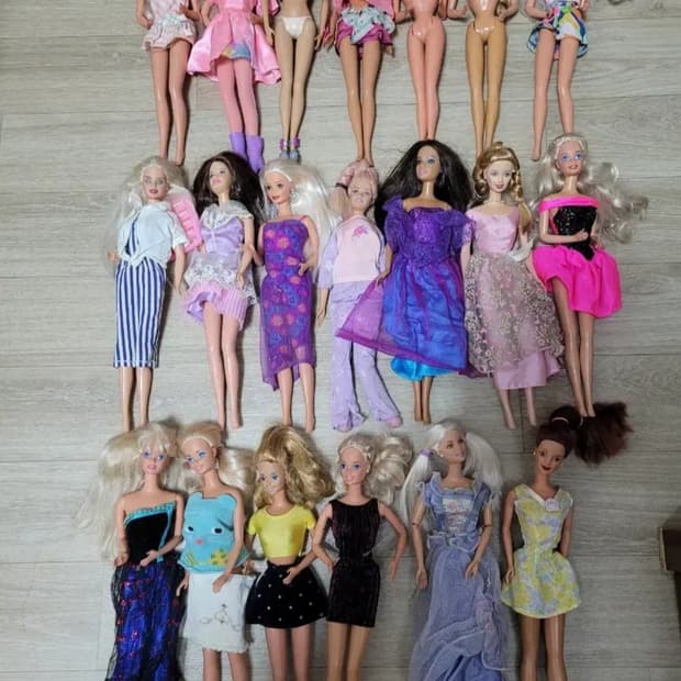 빈티지 바비인형 20체