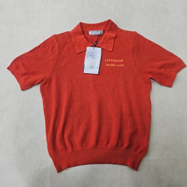 100 장 미쉘 바스키아 니트 반팔 0304Y