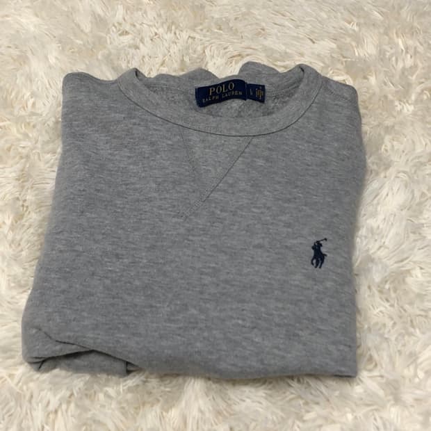 폴로 랄프로렌 맨투맨 그레이 L 판매합니다!