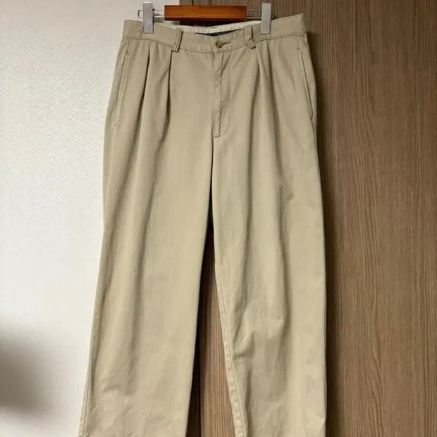 폴로 랄프로렌 클래식 투턱 치노팬츠 베이지 32x34
