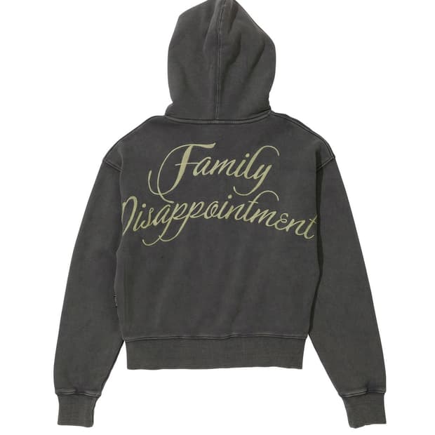 Bad Seed Washed Hoodie Zip-Up Dusty Blue