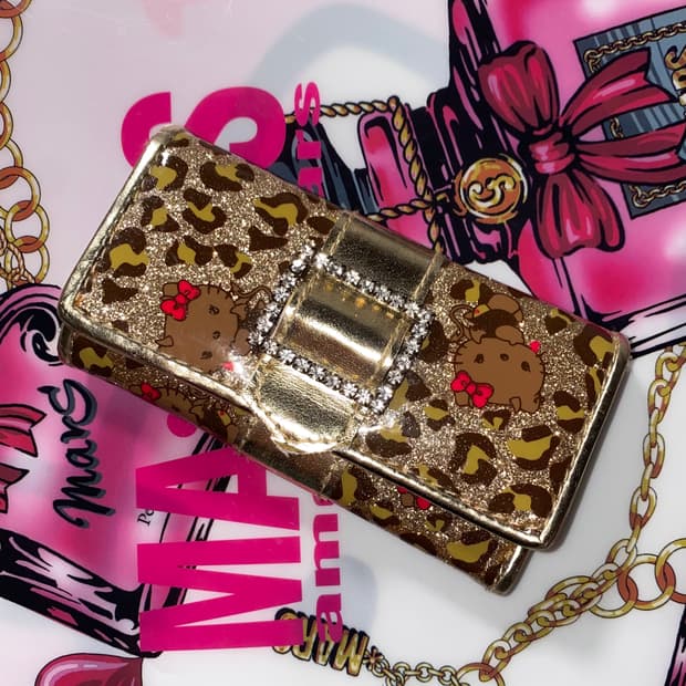 유일매물)헬로키티 악마 레오파드 지갑/호피 오네 히메 갸루 빈티지 y2k