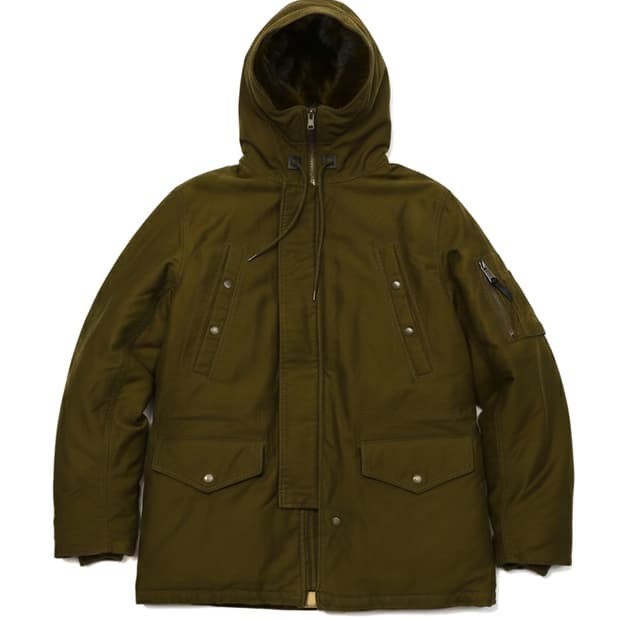 SCHOTT 쇼트 야상 패딩 점퍼 size M