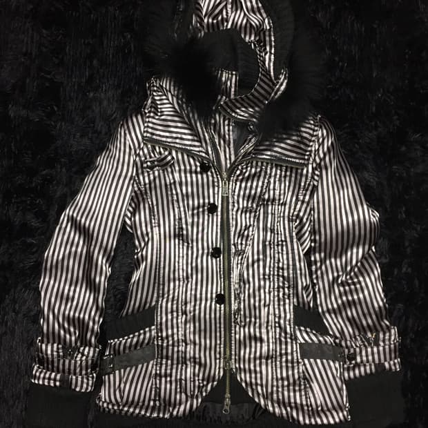 Maison gilfy O0s rare punk fur jacket