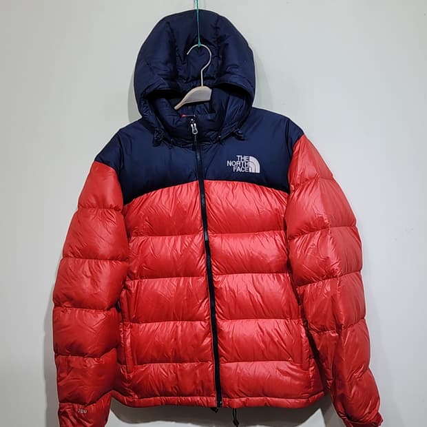 (100) 노스페이스 눕시패딩 점퍼 곤빨 거위털 700 구스다운 자켓 
