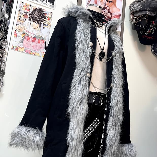 Deorart 디오라토 투웨이 지퍼 퍼 코트