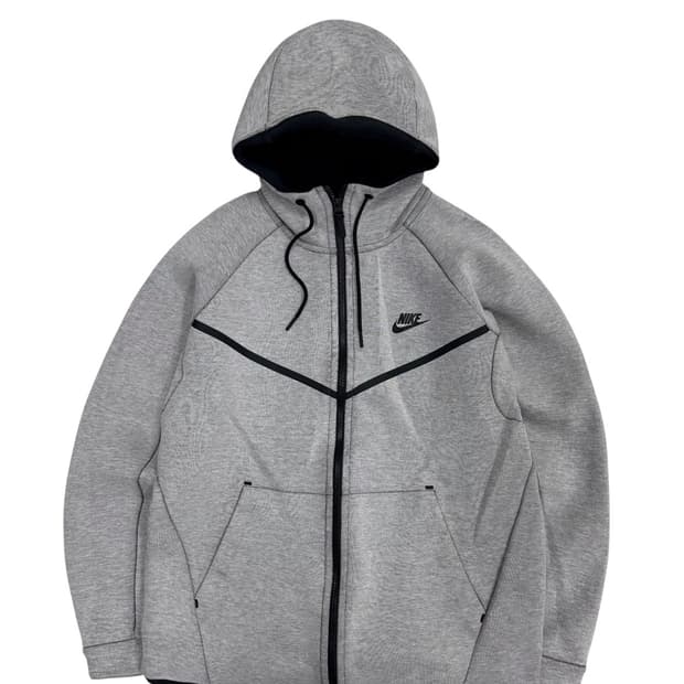 나이키 테크팩 후드집업 그레이 (L) 