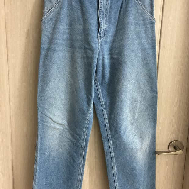 칼하트WIP 심플팬츠 라이트블루