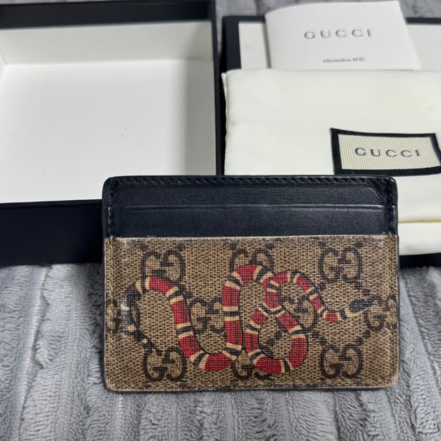 구찌 스네이크 카드지갑