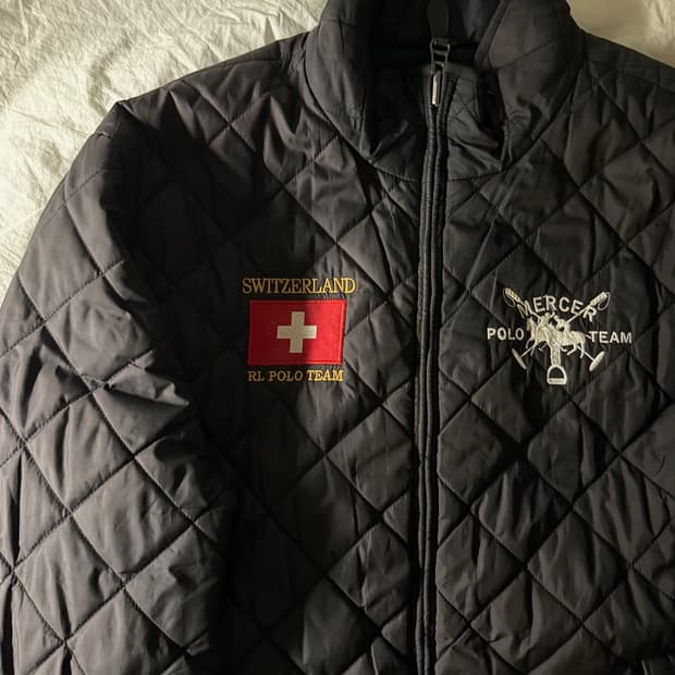 폴로 스위스 리버시블 경량패딩 M