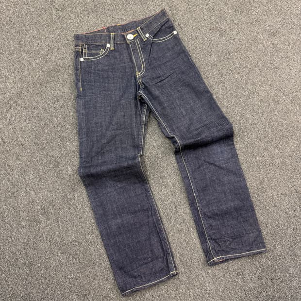 CO&LU 빈티지 페인팅 데님팬츠 힙합팬츠