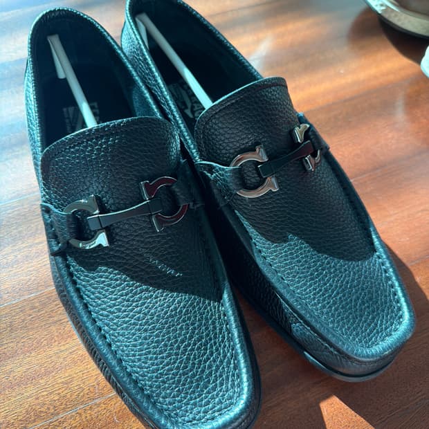 (정품) 페레가모 남성 블랙 구두