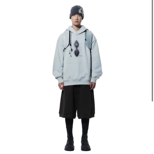 산산기어 스웻 쇼츠 브라운-24ss 1사이즈