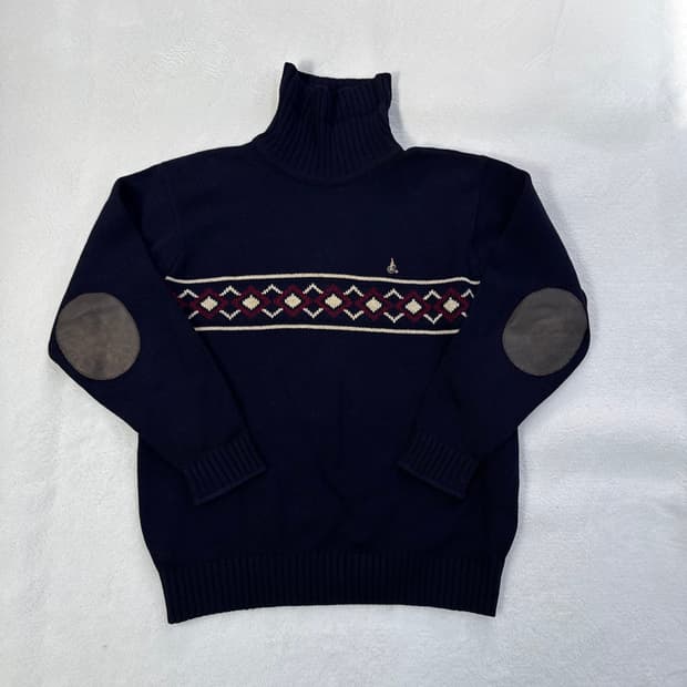 실측확인 빈폴 터틀넥 울 니트 0303T