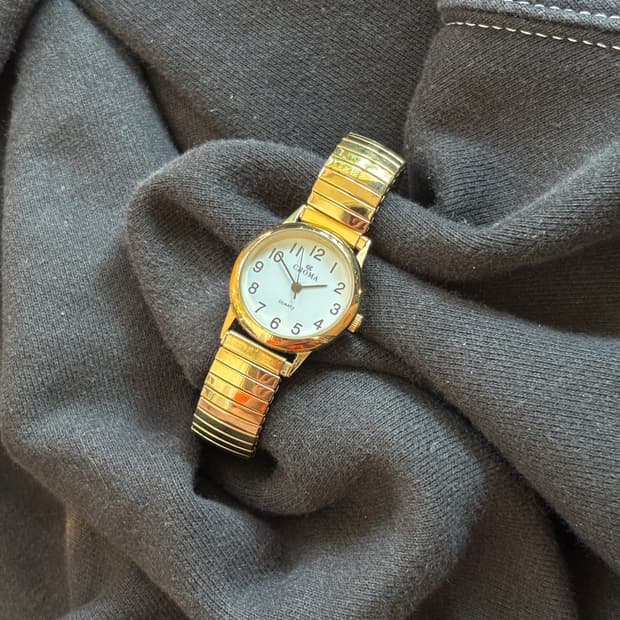 vintage croma metal watch