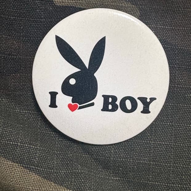 빈티지 PLAY BOY 뱃지
