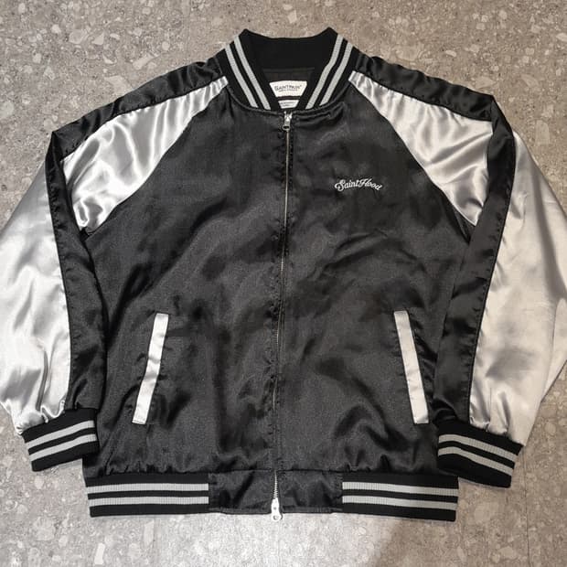 🔥세인트페인 수베니어 자수 자켓 블랙 (M)  