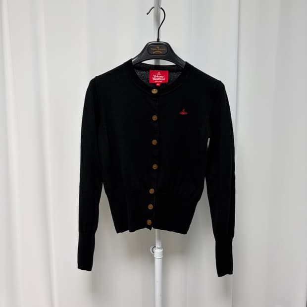 비비안웨스트우드 레드라벨 파인울 베이직 가디건