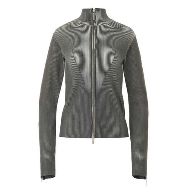 나체 니트 집업