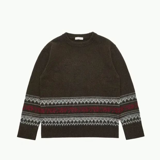 아모멘토 MOTIVE JACQUARD SWEATER - M