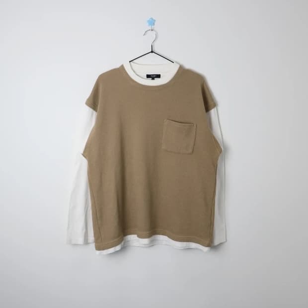 BEAMS Layered Pocket TShirt