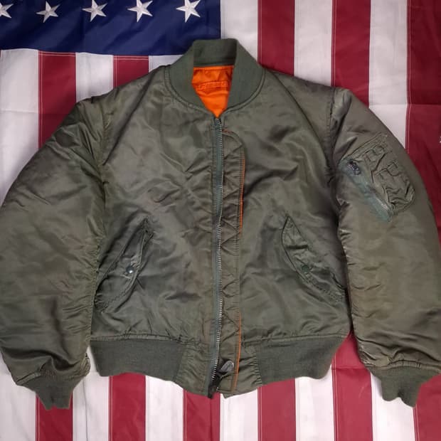 오리지날 미국제조 알파사 미공군 민수용 MA-1 항공자켓