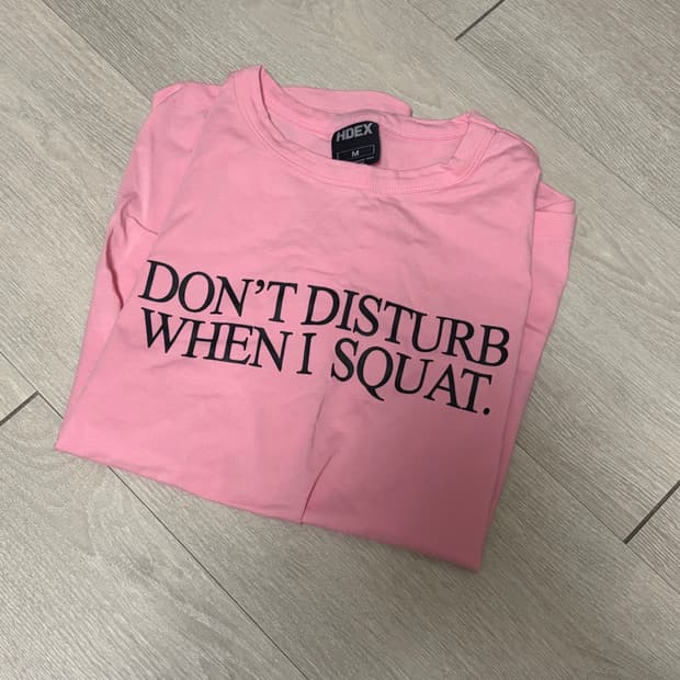 HDEX don’t disturb when i squat t shirt