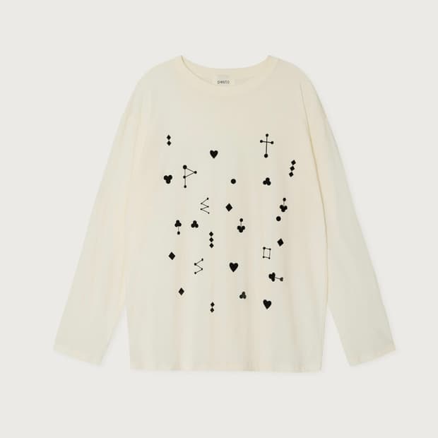 pesto poker t-shirt dove
